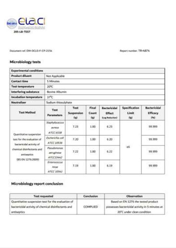 Hydrogen Peroxide Disinfection Machine Ancona Airport Disinfection Report